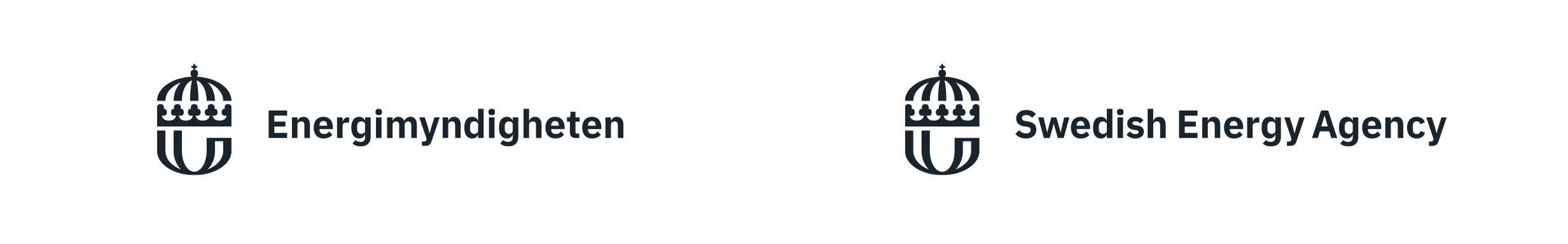 The image shows the Swedish Energy Agency’s primary logo in EM Black.