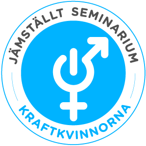 Symbol för kraftkvinnornas certifiering